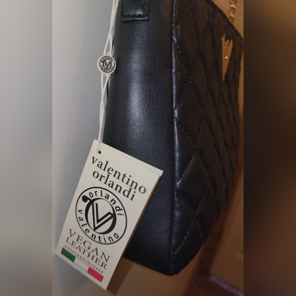 Valentino Orlandi Black Quilted Bag - Picture 5 of 9